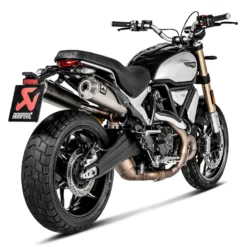 Akrapovic S-D11SO4-HBFGT Slip-on Line Exhausts, Titanium For Ducati Scrambler 1100 '18-'20