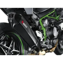 Akrapovic S-K10SO15-HX2C Slip-on Line Exhaust, Carbon For Kawasaki Ninja H2 '15-'20