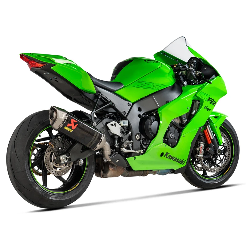 Akrapovic S-K10SO27-HRC Slip-on Line Exhaust, Carbon For Kawasaki Ninja ZX-10R/RR '21-