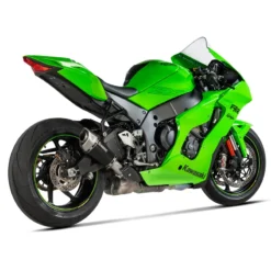 Akrapovic S-K10SO28-ASZTBL Slip-On Exhaust, Titanium For Kawasaki Ninja ZX-10R / RR '21-