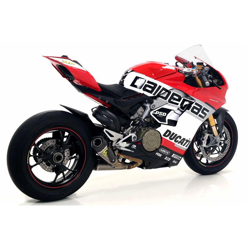 Arrow 71161PK Works Racing Exhausts With Carbon End Cap For Ducati Panigale V4 (2018-) - Image 2