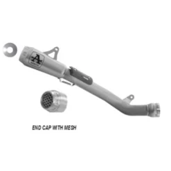 Arrow 71215HCPF Pro-Race Half Exhaust, Titanium For Kawasaki ZX-10RR '21-