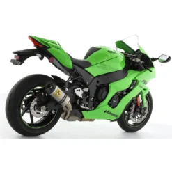 Arrow 71215HK Indy-Race Half Exhaust, Titanium For Kawasaki ZX-10RR '21-