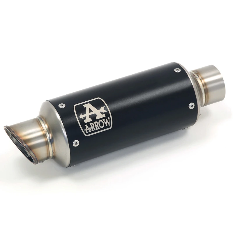 Arrow 71541GPI GP2 Slip-on Exhaust, Steel Dark For Kawasaki Z400 (2019-)