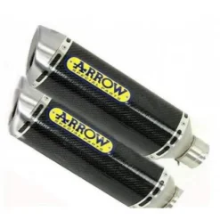 Arrow 71755MO Street Thunder Exhausts, Carbon Fiber For Kawasaki Z1000 (2017-)