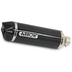 Arrow 71854MK Race-Tech Exhaust, Carbon Fiber For Kawasaki Z650/Ninja 650 '17-'20