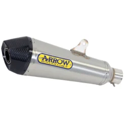 Arrow 71854XKI X-Kone Exhaust, Stainless Steel For Kawasaki Z650/Ninja 650 '17-'20