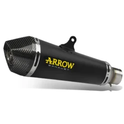 Arrow 71854XKN X-Kone Slip-on Exhaust, Nichrome Dark For Kawasaki Z650 '17-'19