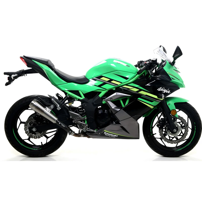 Arrow 71897PRI Pro-Race Slip-on Exhaust Nichrome For Kawasaki Ninja 125 (2019-) - Image 2