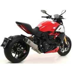 Arrow 71924PK Indy Race Slip-on Exhaust, Titanium For Ducati Diavel 1260S '19-'20
