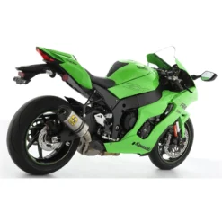 Arrow 71928PK Indy-Race Slip-on Exhaust, Titanium For Kawasaki ZX-10RR '21-