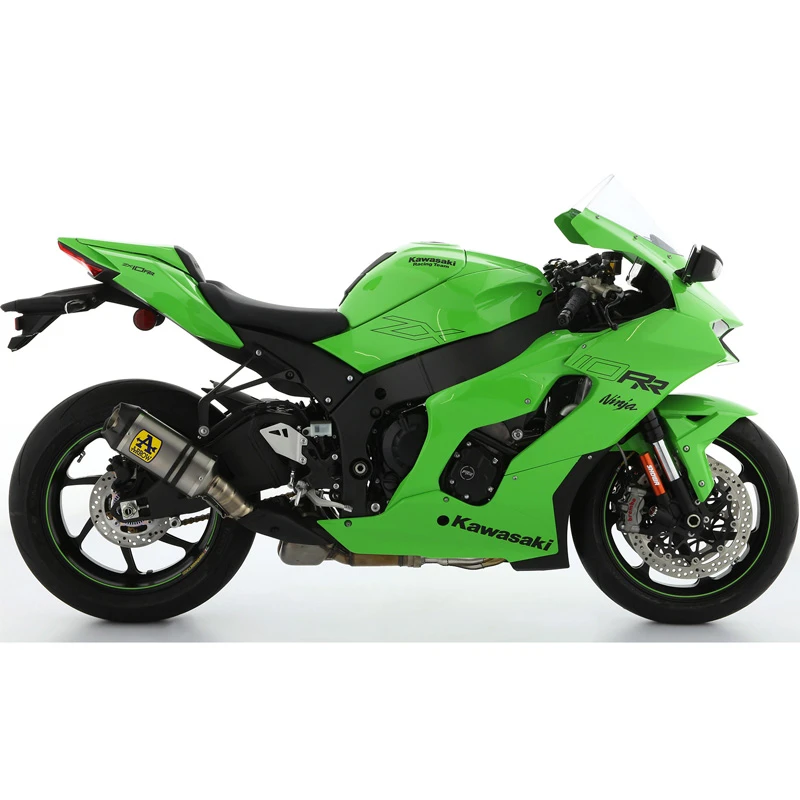 Arrow 71928PK Indy-Race Slip-on Exhaust, Titanium For Kawasaki ZX-10RR '21- - Image 2