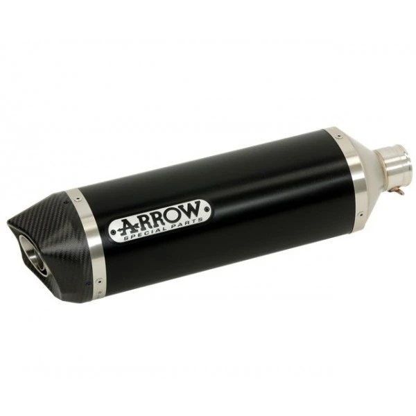 Arrow 71924AKN Indy Race Slip-on Exhaust, Aluminum Dark For Ducati Diavel 1260S '19-'20