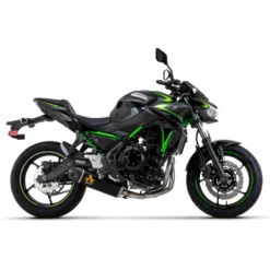 Arrow 71937AKNW Indy-Race Full Exhaust, Aluminum Dark For Kawasaki Z650 (2021-)