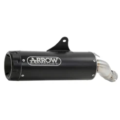 Arrow 74510RBNW Rebel Full Exhaust, Nichrome Dark For Kawasaki Z650RS (2022-)