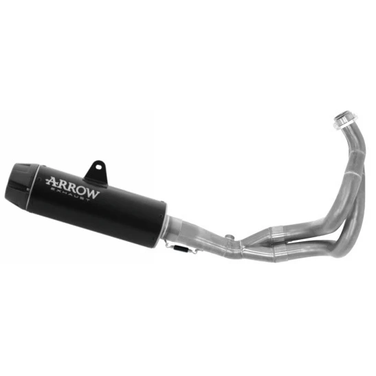 Arrow 74510RBW Rebel Full Exhaust, Nichrome For Kawasaki Z650RS (2022-) - Image 3