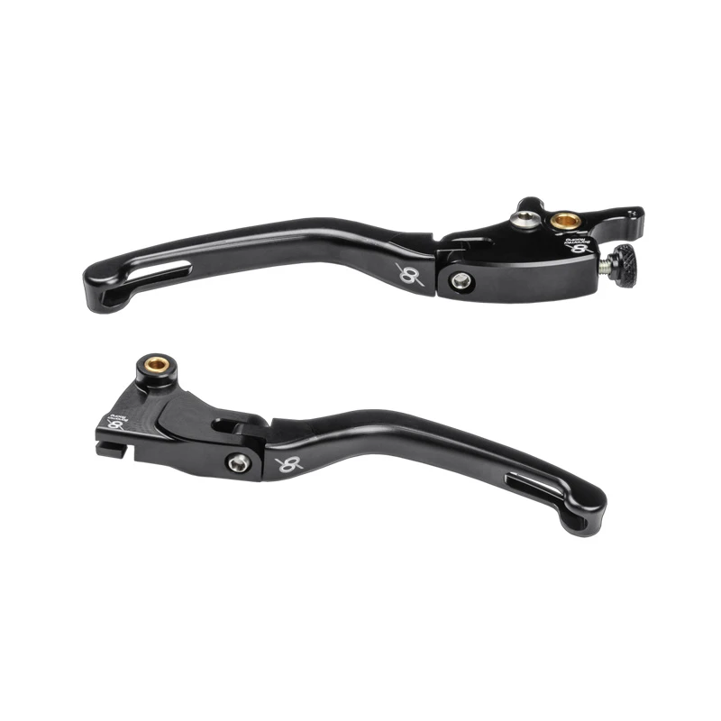 Bonamici KL26-BLACK Folding Levers, Black For Kawasaki Ninja 400 / 300 (2018-)