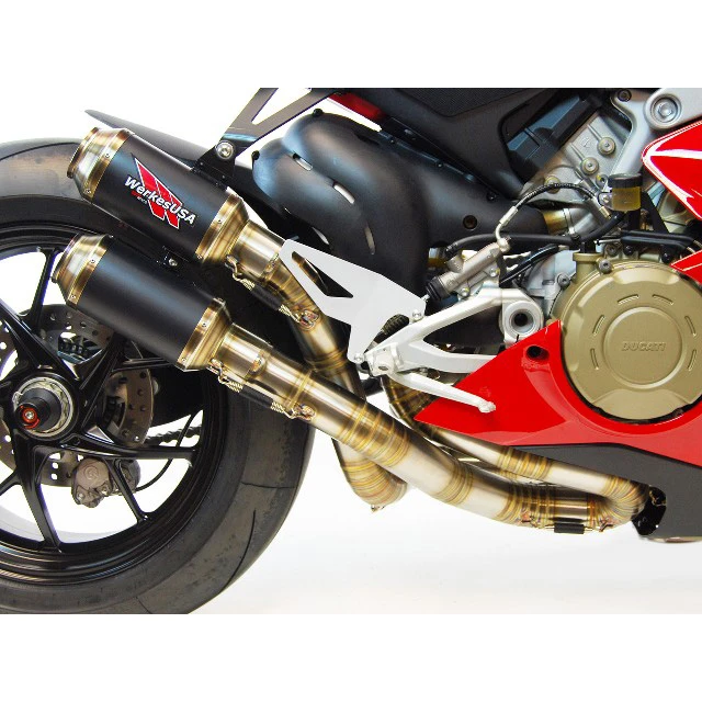 Competition Werkes WDPV4R-BC GP Race Slip-on Exhausts For Ducati Panigale V4 (2019-) - Image 3