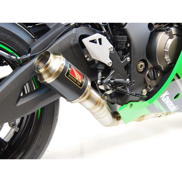 Competition Werkes WK1005R-BC GP Race Slip-On Exhaust For Kawasaki ZX-10R (2016-) - Image 3