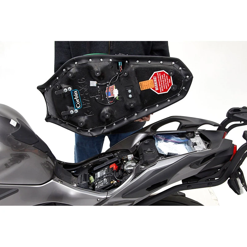 Corbin K-H2-SX-G-E Gunfighter Sport Seat(w/ Heat) For Kawasaki H2 SX (2018-) - Image 9