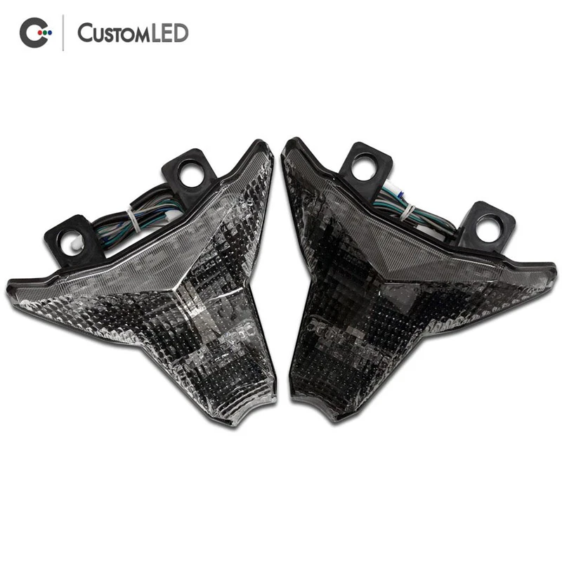 Custom LED Blaster-X LED Tail Light, Smoked For Kawasaki Ninja ZX-10R/RR/Z1000 - Image 3