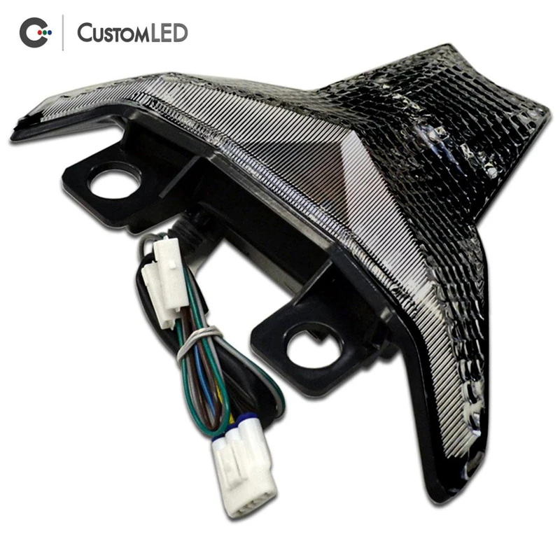 Custom LED Blaster-X LED Tail Light, Smoked For Kawasaki Ninja ZX-10R/RR/Z1000 - Image 2