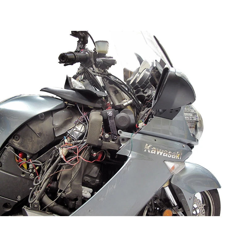 Denali HMT.08.10000 Auxiliary Horn Mounting Bracket For Kawasaki Concours 1400 And GTR1400 - Image 2