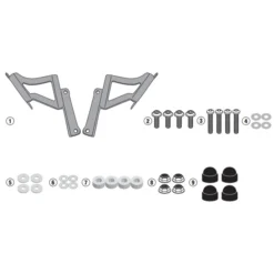 Givi A4128A Specific Windshield Fitting Kit For Kawasaki Z650/Z900 (2020-2021)
