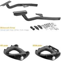Givi 4100FZ Monorack Sidearms For Kawasaki Ninja Z1000 SX (2011-current)