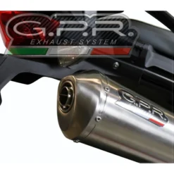 GPR D.118.HOM.SAT Satinox Slip-on Exhaust For Ducati Scrambler 821 (2015-)