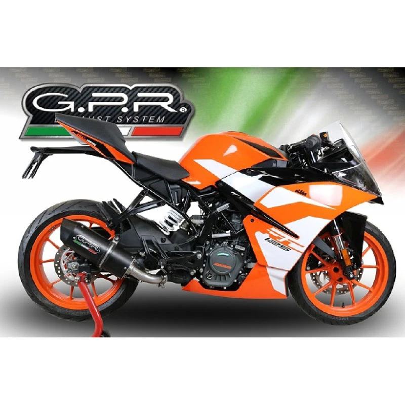 GPR E4.KTM.81.FNE4 Furore Evo4 Nero Slip-on Exhaust For KTM RC 125 (2017-) - Image 3