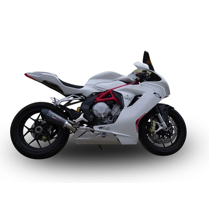 GPR E4.MV.13.GPAN.PO GP Evo4 Poppy Slip-on Exhaust For MV Agusta F3 675 (2017-)