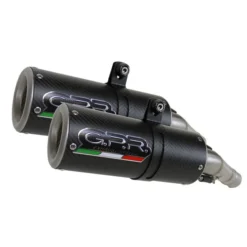 GPR K.158.E4.M3.CA M3 Carbon Slip-on Dual Exhausts For Kawasaki Z1000SX (2017-)