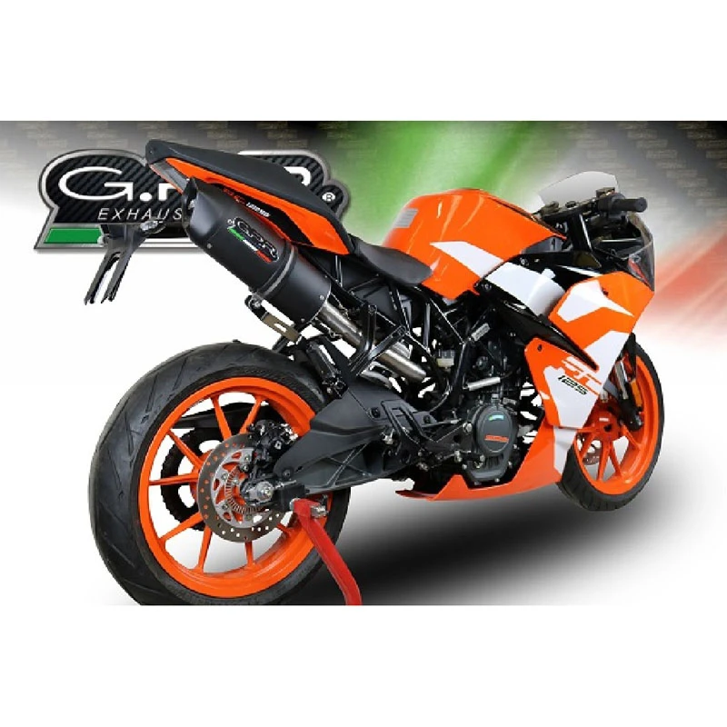 GPR KTM.80.RACE.FUNE Furore Nero Racing Slip-on Exhaust For KTM RC 125 (2017-) - Image 2