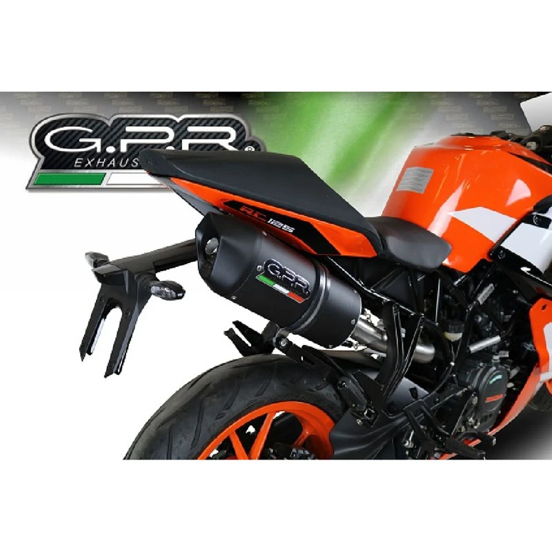 GPR KTM.80.RACE.FUNE Furore Nero Racing Slip-on Exhaust For KTM RC 125 (2017-)