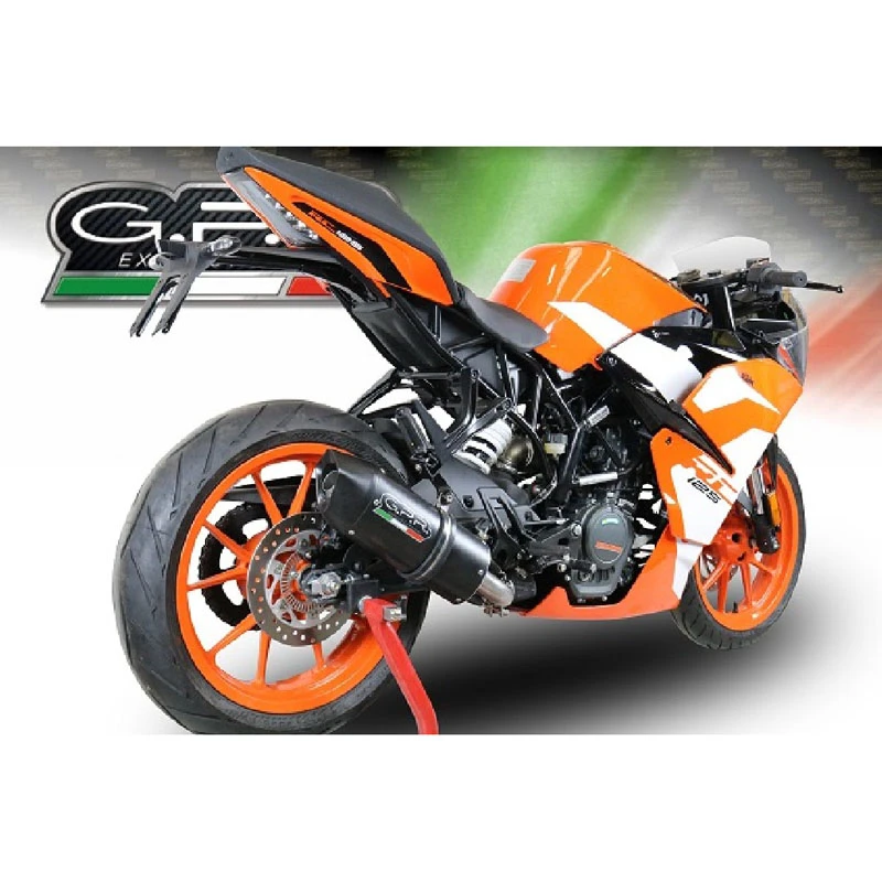 GPR KTM.81.RACE.FUNE Furore Nero Racing Slip-on Exhaust For KTM RC 125 (2017-) - Image 2