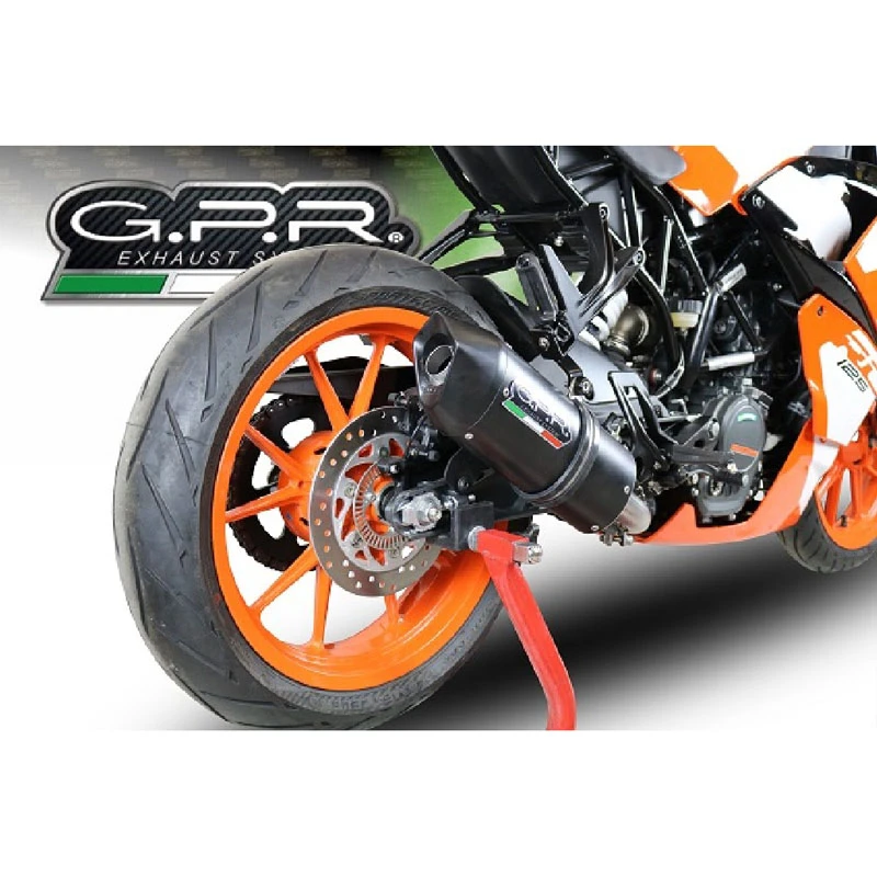 GPR KTM.81.RACE.FUNE Furore Nero Racing Slip-on Exhaust For KTM RC 125 (2017-)