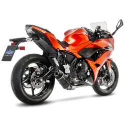 LeoVince 14182E LV One Evo Full Exhaust, Carbon For Kawasaki Ninja 650 & Z650 '17-'20