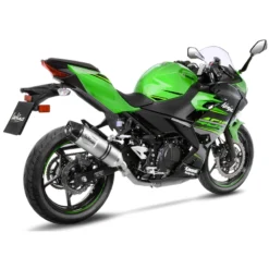 LeoVince 14259E LV One Evo Slip-on Exhaust, Stainless For Ninja 400 / Z400 '18-