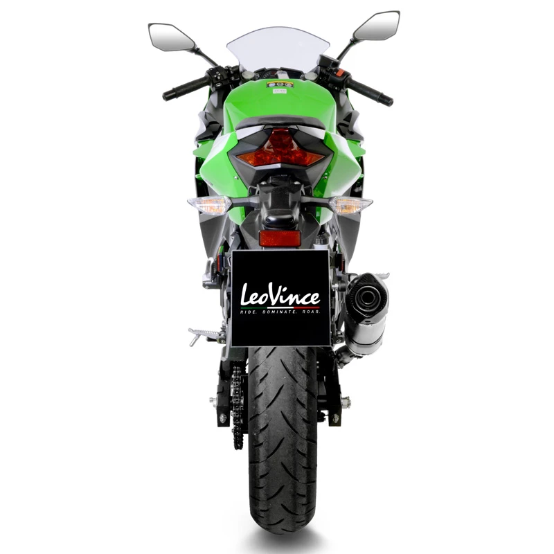 LeoVince 14259E LV One Evo Slip-on Exhaust, Stainless For Ninja 400 / Z400 '18- - Image 3