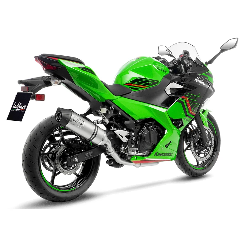 LeoVince 14259E LV One Evo Slip-on Exhaust, Stainless For Ninja 400 / Z400 '18- - Image 4