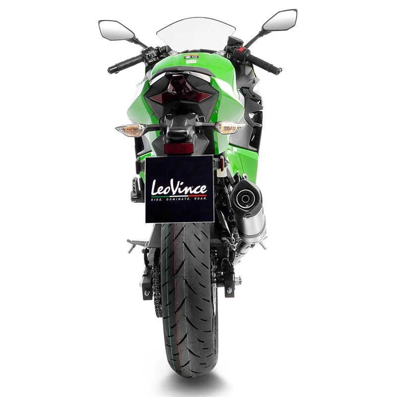 LeoVince 14259E LV One Evo Slip-on Exhaust, Stainless For Ninja 400 / Z400 '18- - Image 6