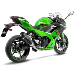LeoVince 14427S Factory S Full Exhaust, Carbon For Kawasaki Z400/Ninja 400 (2018-)