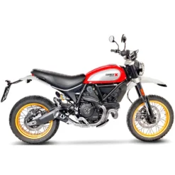 LeoVince 15202C LV-10 Carbon Slip-on Exhaust For Ducati Scrambler 800 '17-'22