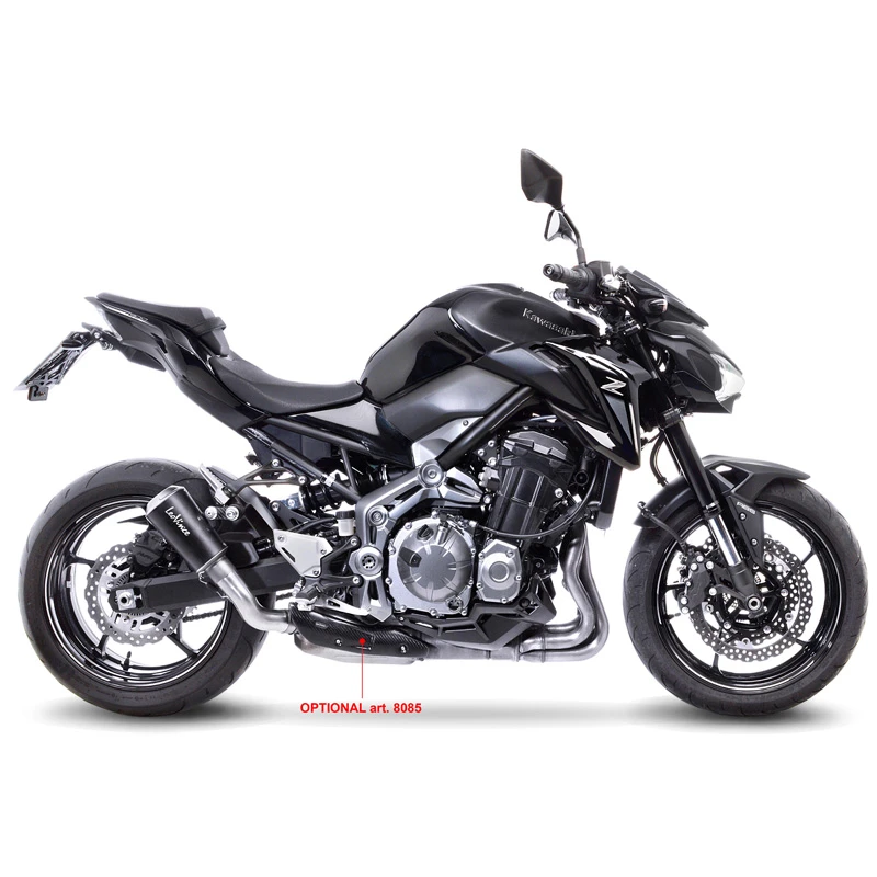LeoVince 15204B LV-10 Black Slip-on Exhaust For Kawasaki Z900 '17- - Image 2