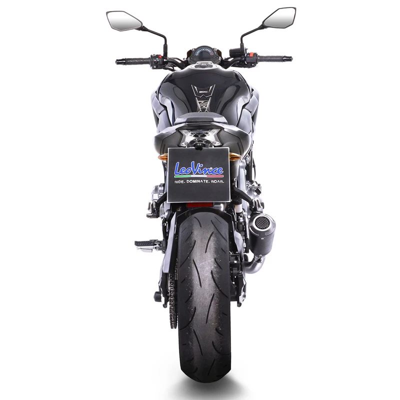 LeoVince 15204B LV-10 Black Slip-on Exhaust For Kawasaki Z900 '17- - Image 3