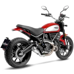 LeoVince 15250 LV-10 Stainless Slip-on Exhaust For Ducati Scrambler (2021-)