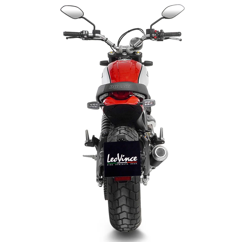 LeoVince 15250C LV-10 Carbon Slip-on Exhaust For Ducati Scrambler (2021-) - Image 3