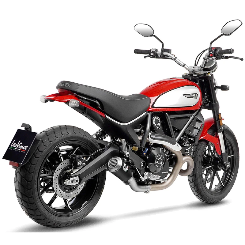 LeoVince 15250C LV-10 Carbon Slip-on Exhaust For Ducati Scrambler (2021-)