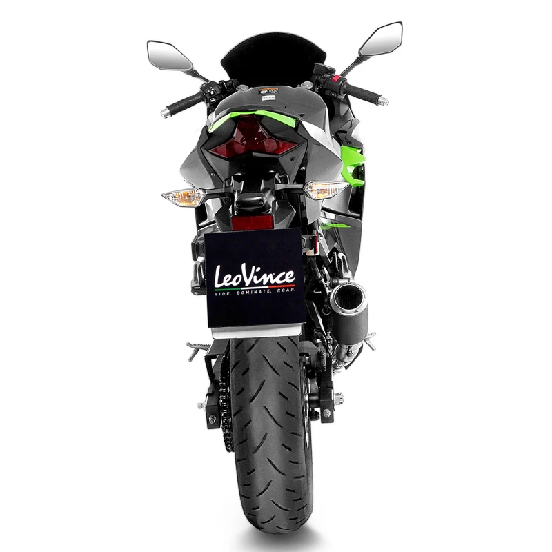 LeoVince 15400C LV Corsa Carbon Slip-on Exhaust For Kawasaki Z400/Ninja 400 '18- - Image 3